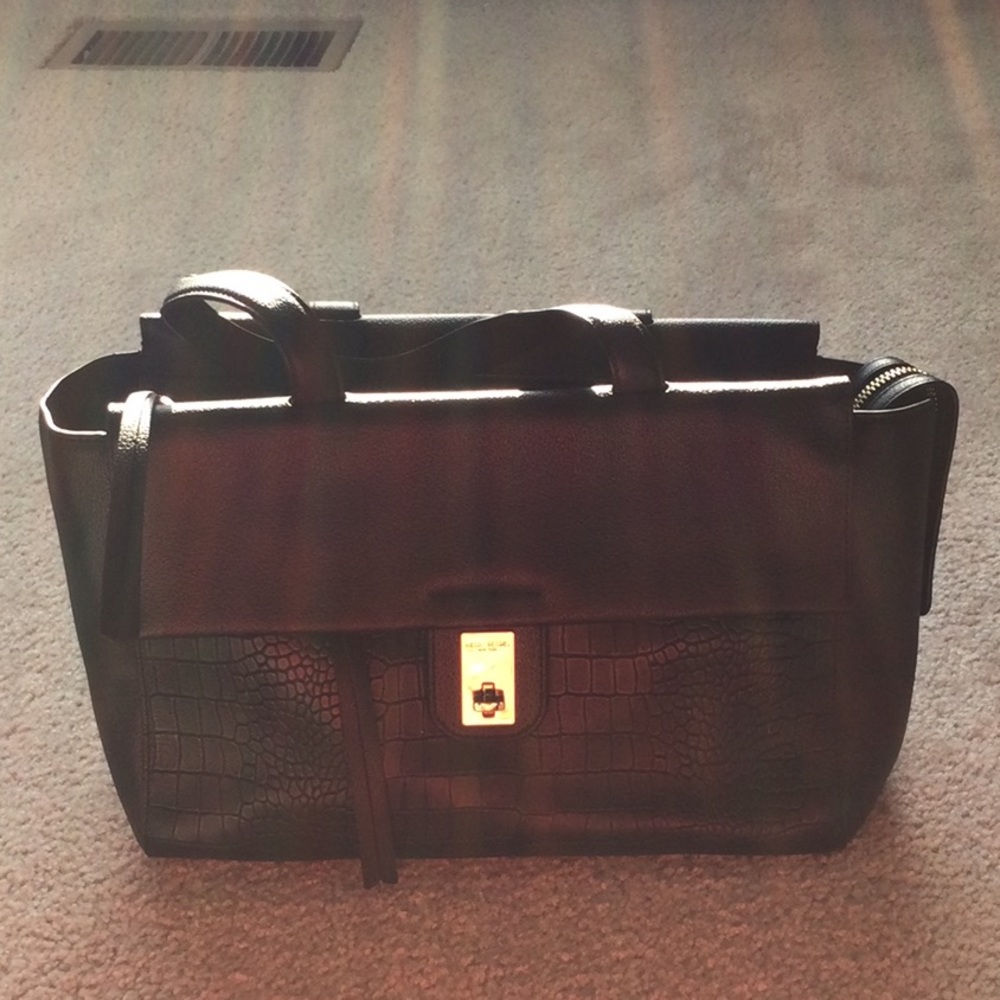 Henri Bendel Jane street tote-mixed croco